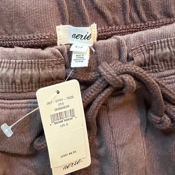 Aerie mocha joggers size sp - Picture 7 of 9